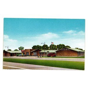 Vintage Postcard Winston Motor Court Hotel Coffee Shop Tulsa Oklahoma Tourist